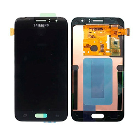 Дисплей для телефона Samsung J120F/J1 2016 в сборе с тачскрином Черный - AA (TFT)