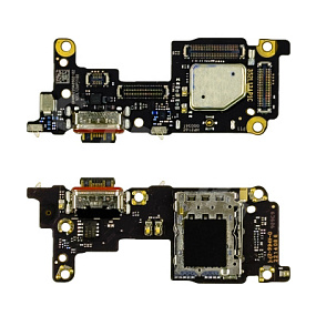 Шлейф Xiaomi 12T/12T Pro (22071212AG/MZB0CE5RU) плата системный разъем/разъем SIM/микрофон