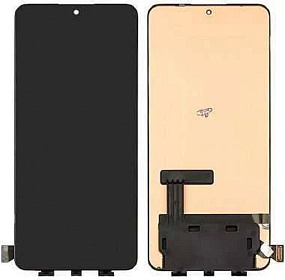 Дисплей для телефона Xiaomi 12T/12T Pro (22071212AG/MZB0CE5R) в сборе с тачскрином Черный - (OLED)