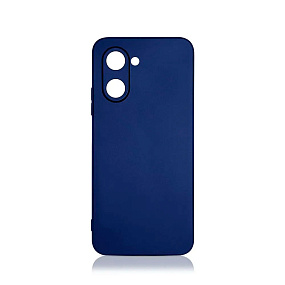 Силиконовый чехол Realme C33 DF синий