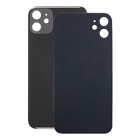 Задняя крышка iPhone 11 (стекло) черный - orig fabric
