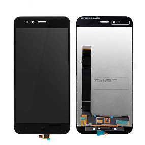 Дисплей для телефона Xiaomi Mi A1/Mi 5X в сборе с тачскрином Черный