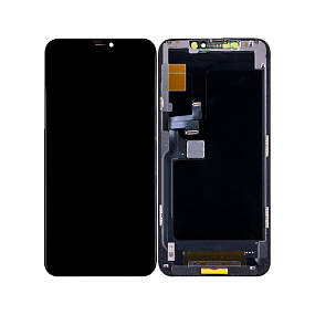 Дисплей для телефона iPhone 11 Pro Max в сборе Черный - In-Cell (площадка под IC)