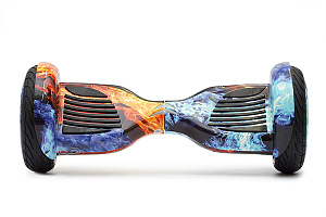 Гироскутер "Smart Balance" 10,5" SUV Premium Огонь и лед (приложение на смартфон+самобаланс) + сумка