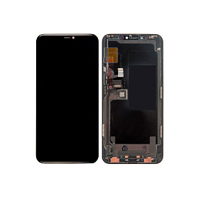 Дисплей для телефона iPhone 11 Pro в сборе Черный - (Hard OLED, Full HD) (площадка под IC)