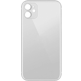 Задняя крышка iPhone 11 (стекло) белый - Премиум